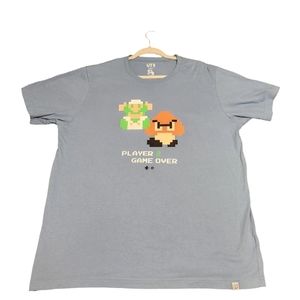Special Edition Uniqlo Nintendo Luigi Player 2 Game Over Men's XL T-shirt
